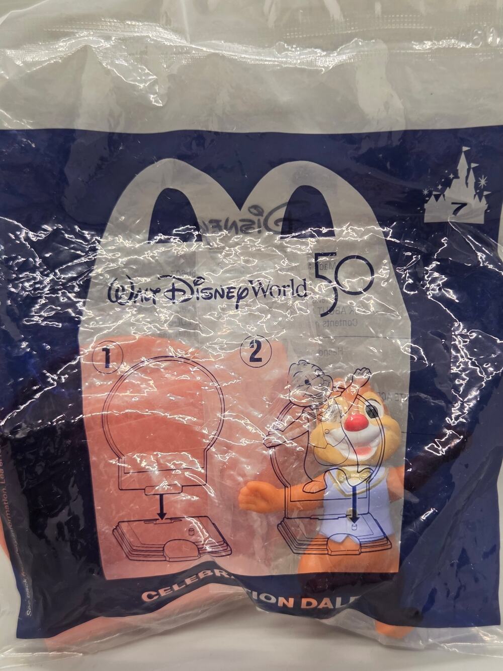 Walt Disney World 50th Anniversary McDonald's Happy Meal Toy CELEBRATION DALE